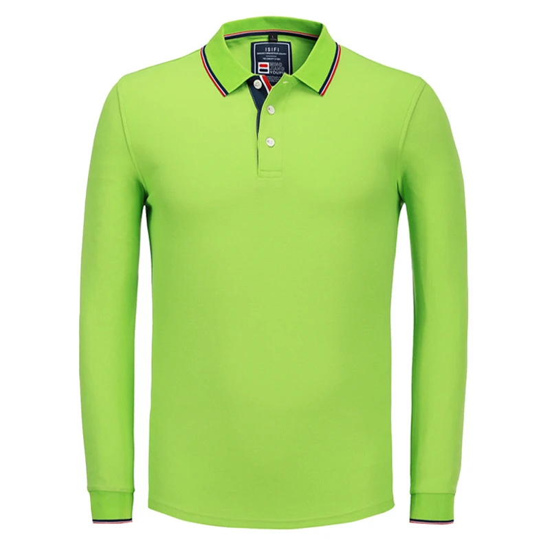 

2019 Autumn Men Tennis Badminton Shirt Sports Clothes Long Shirt High Quality Pure Cotton Female Business Casual Solid T Shirt