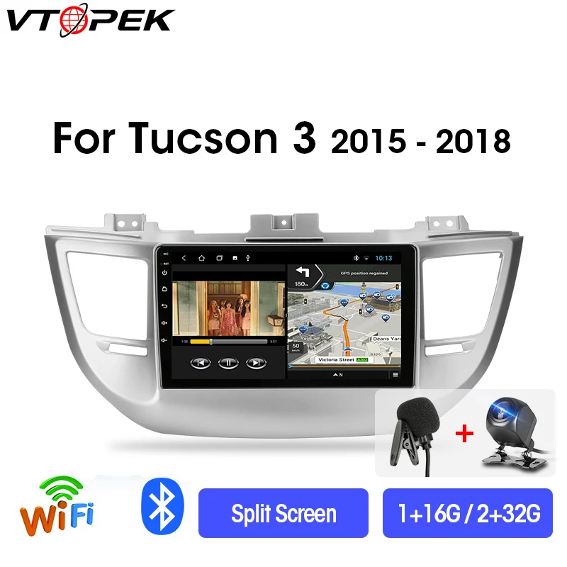 Vtopek 9 &quot4G + WiFi 2din Android 0 автомобильный Радио мультимедийный плеер навигация GPS DSP