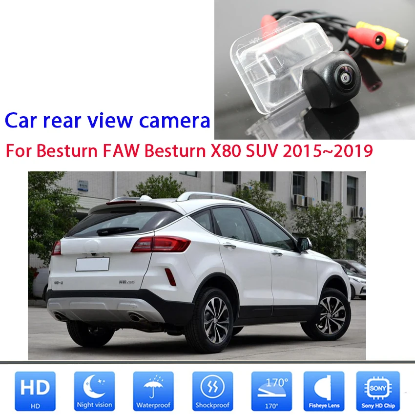 Камера заднего вида для Besturn FAW X80 SUV 2015 2016 2017 2018 2019 CCD Full HD камера ночного видения