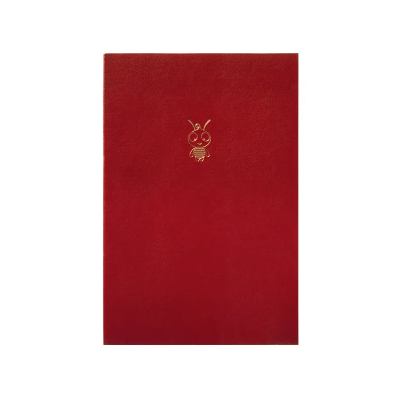 A5 Red A4/A5/A6 Дневник записная книжка и журнал Милая пчела, планировщик, органайзер, Снова в школу, офис, записная книжка, бизнес, ежедневное руководство - Цвет: A5 Red