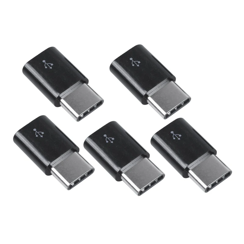 

5PCS Type-C Adapter Android to type-c Synchronous Data Charging Adapter Phone Adapter Charging Data Adapter for Android