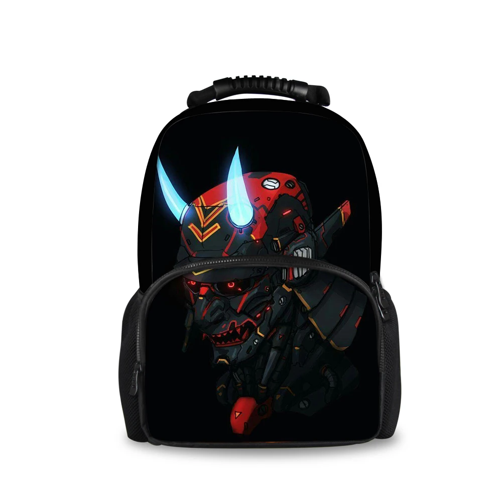 

Customized cool ghost samurai teen backpack high quality school bag boy girl school bag travel bag laptop bag
