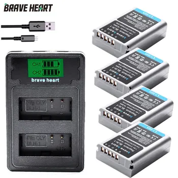 

Hot sale 2100MAH PS BLN-1 BLN1 PSBLN1 PS-BLN1 Li-ion Battery+LCD dual Charger for Olympus E-M5 OM-D E-M1 E-P5 Camera L10