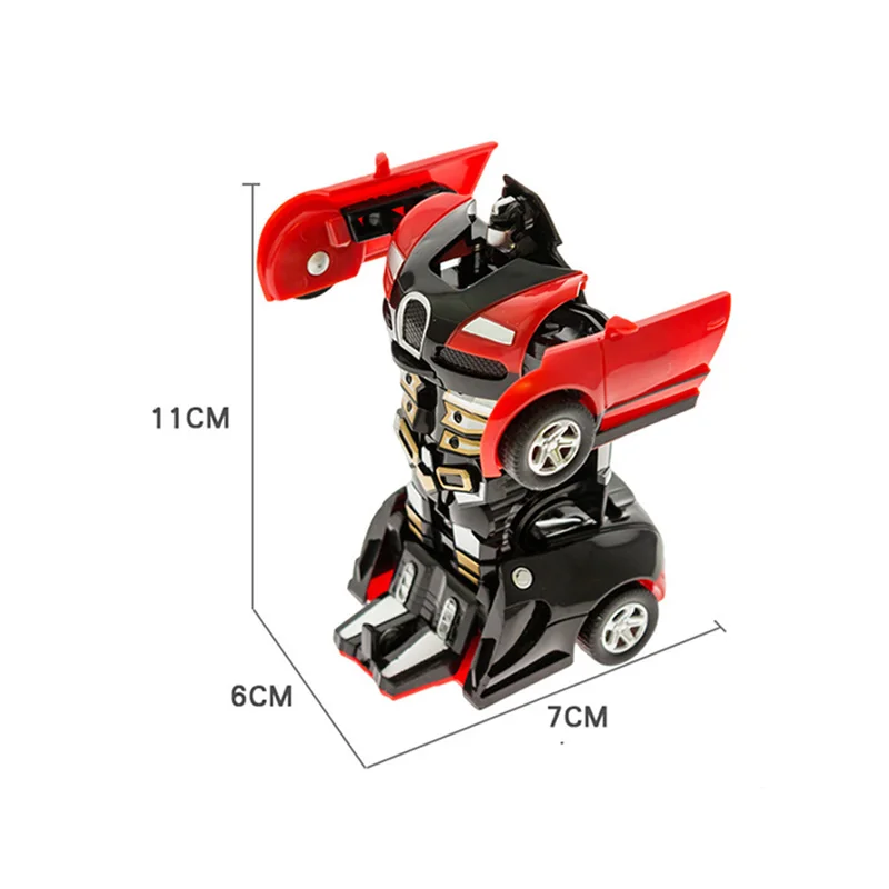2 в 1 трансформирующийся автомобиль робот фигурка модель пластиковая мини Трансформация Роботы Игрушки для мальчиков транспортные средства игрушки детские игрушки