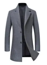Autumn and winter new double woollen coat for men- Autumn and winter new double woollen coat for men-