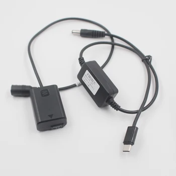

USB C PD NP-FW50 Dummy Battery AC-PW20 DC Coupler Power Adapter for Sony Alpha 7 a7 a7S a7II a7R A3000 A5000 A6000 NEX5 NEX3 NEX
