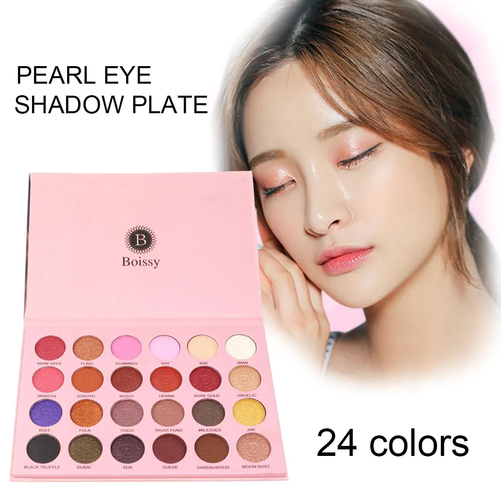 24-Colors Natural Pro Nude Shimmer Matte Eyeshadow Eye Shadow Palette Set