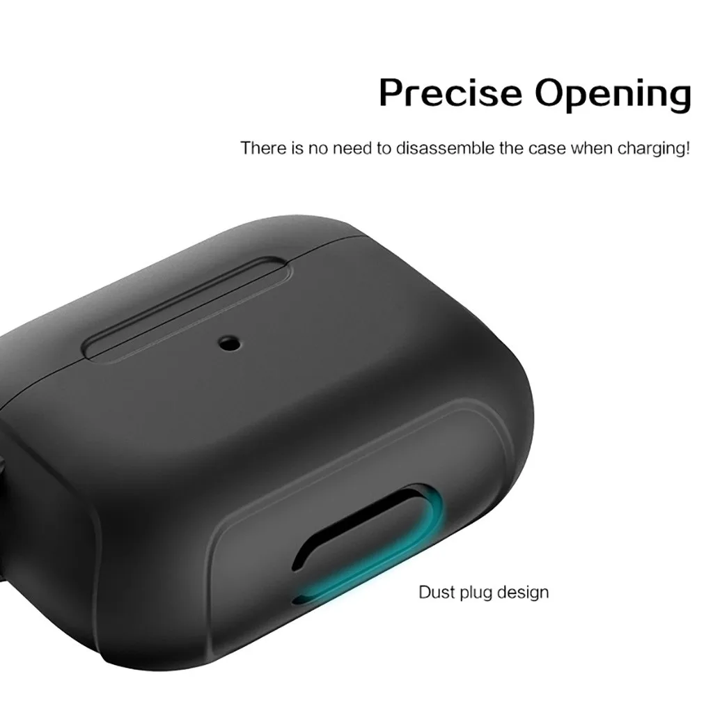 Ouhaobin чехол для Airpods pro Чехол bluetooth чехол для наушников чехол для airpods 3 коробка для airpods чехол силиконовый брелок 1204#2
