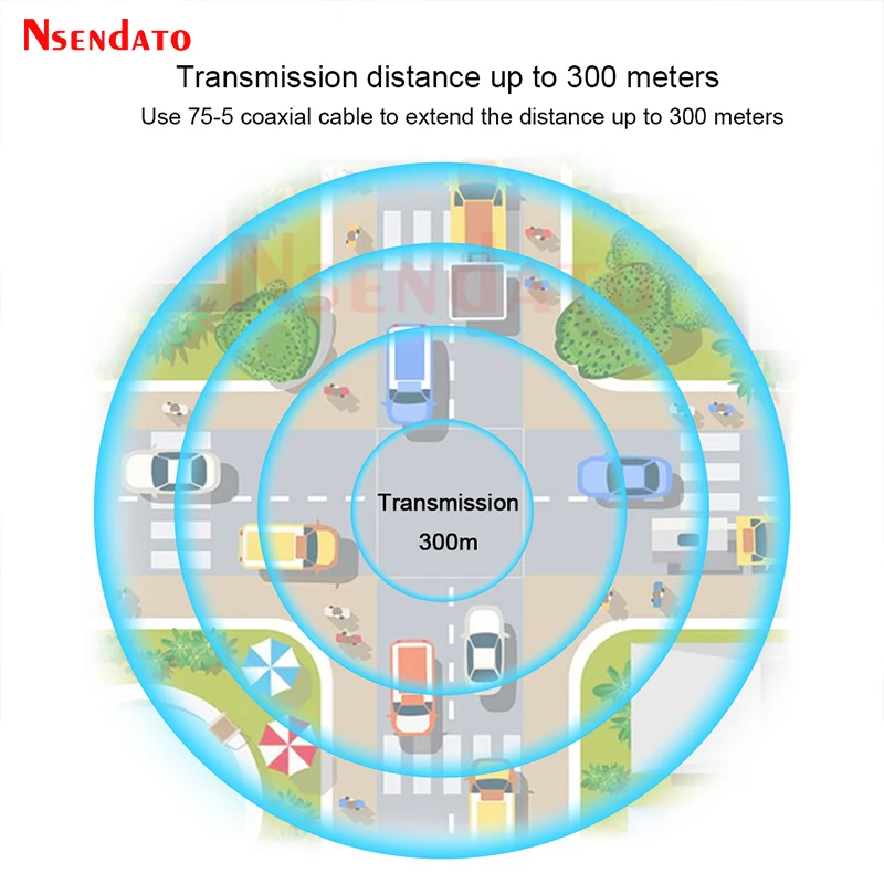 HDMI-Compatible Extender Over Coax 300M 1080P HD Transmitter by coaxial Extensor Switch Extension Cable for PS3 PS4 Xbox PC HDTV