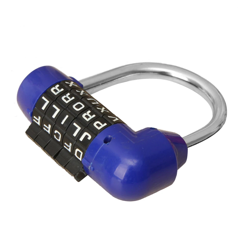 

5 Letter Code Combination Suitcase password lock Blue