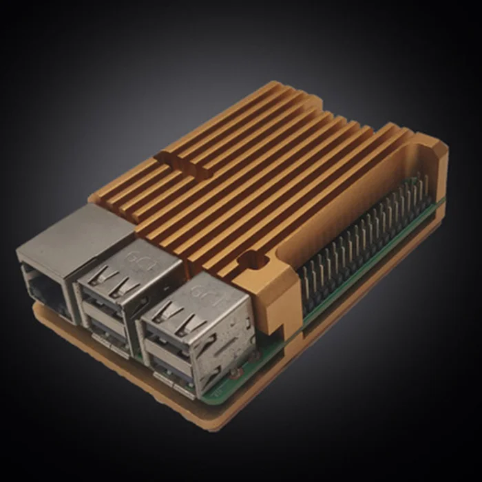Для Raspberry Pi3 Generation B type 2b/3b корпус из алюминиевого сплава охлаждающий вентилятор Hi 888