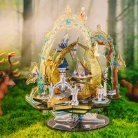 Art Model MU 3D Metal Puzzle Elf 's Castle building model DIY 3D Laser Cut Assemble Jigsaw Toys GIFT For children 2
