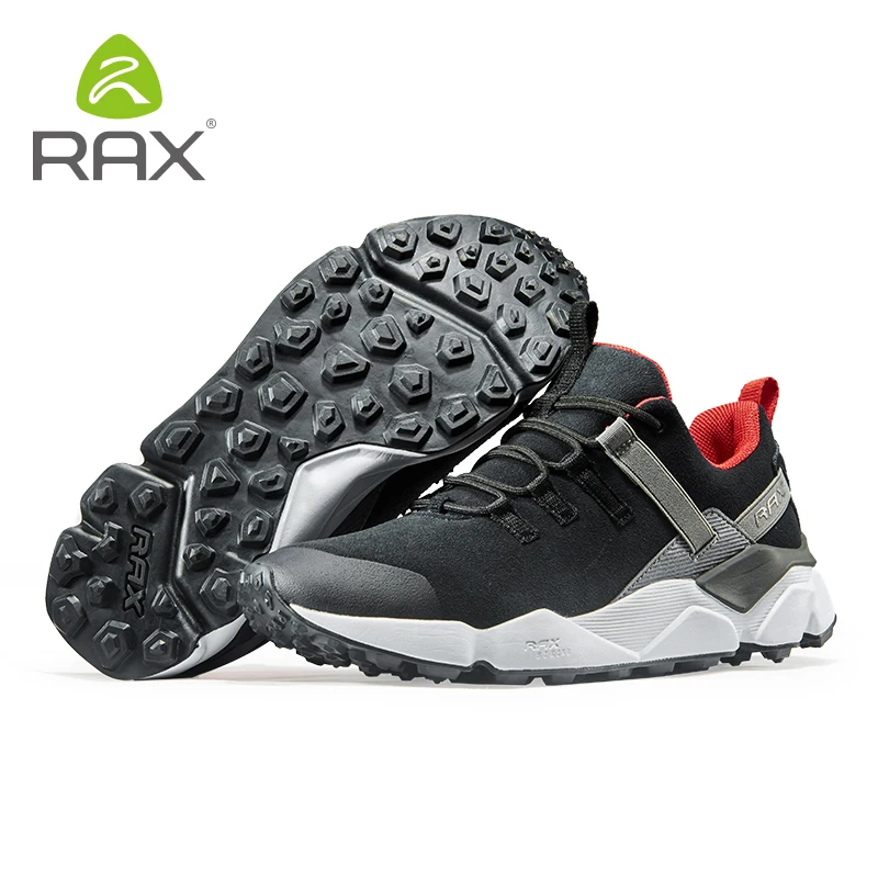 Rax 2018 Winter Newest Running Shoes Men Outdoor Antislip Running Sneakers for Men Warm Breathable Trainer Lace-up Male Shoes