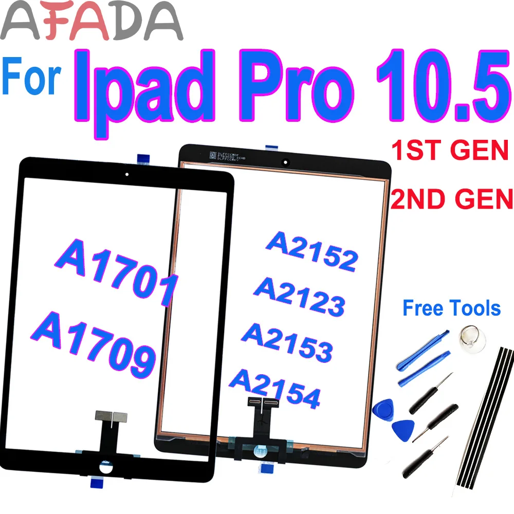 

AAA+10.5" Touch Screen Panel For iPad Pro 10.5 Glass Sensor Panel A1701 A1709 A2152 A2123 A215 A2154 Replacement Repair Parts
