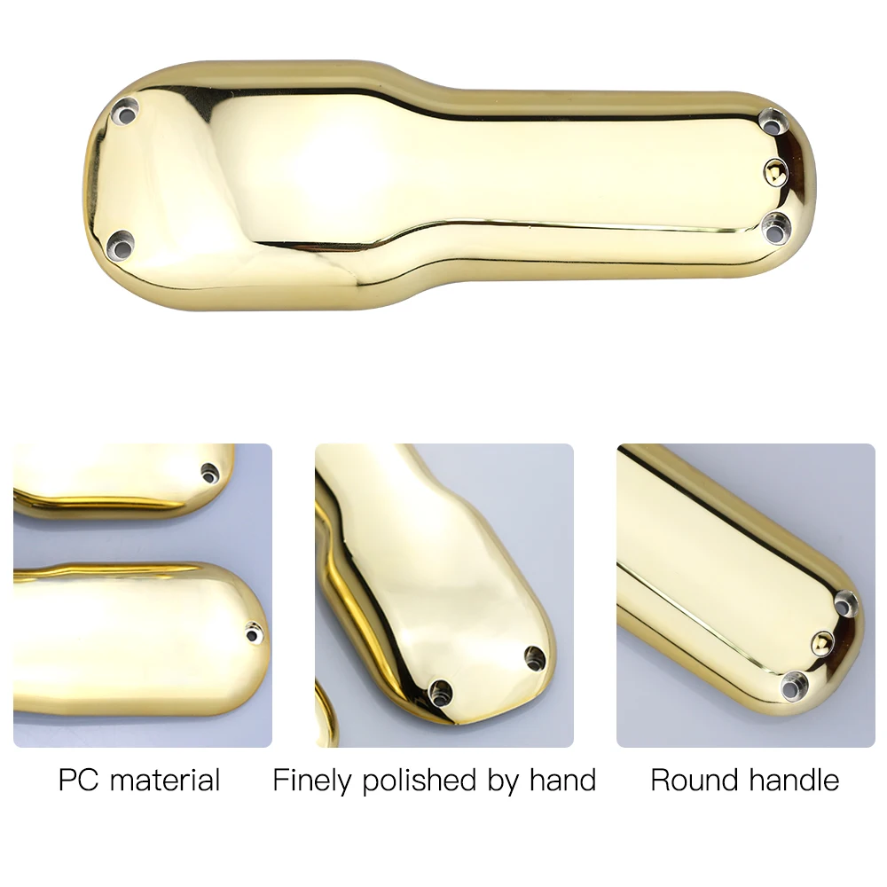 Ceny CestoMen luksusowa złota maszynka do włosów pokrywka elektryczna maszynka do strzyżenia włosów akcesoria Barberman DIY maszynka do włosów tylna obudowa okładka