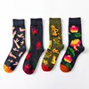 1 Pair Women Socks Cartoon Dog Octopus Flower Plant Kawaii Funny Casual Female Cotton Sock Hosiery Streetwear Harajuku Crew Sock ► Photo 3/6