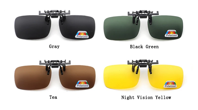 coach sunglasses Fashion Clip on Polarized Sunglasses Lens Women Men Dirver Flash Mirror lens Sunclips Myopia Glasses Cover Eyewear UV400 10Color big round sunglasses