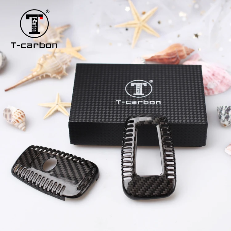 T-carbon чехол для смарт-ключей для Toyota Camry Highlander Land Cruiser Riez RAV4 Prado Auto XA40 Alphard Crown