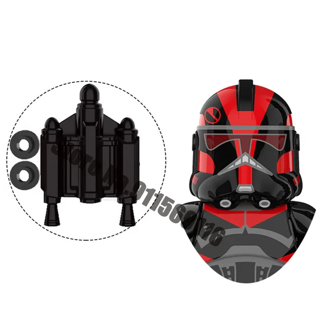 501st Clone Trooper Building Blocks Republic Commando Force 99 Hunter Crosshair Wrecker Echo Cody Rex Star Brick Figure Wars Toy D-XP331