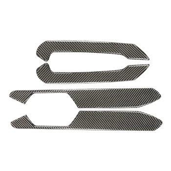 

For Jeep Wrangler JL 2018 2020 Inner Door Armrest Decorative Cover Sticker Decorative Strip Carbon Fiber Auto Parts