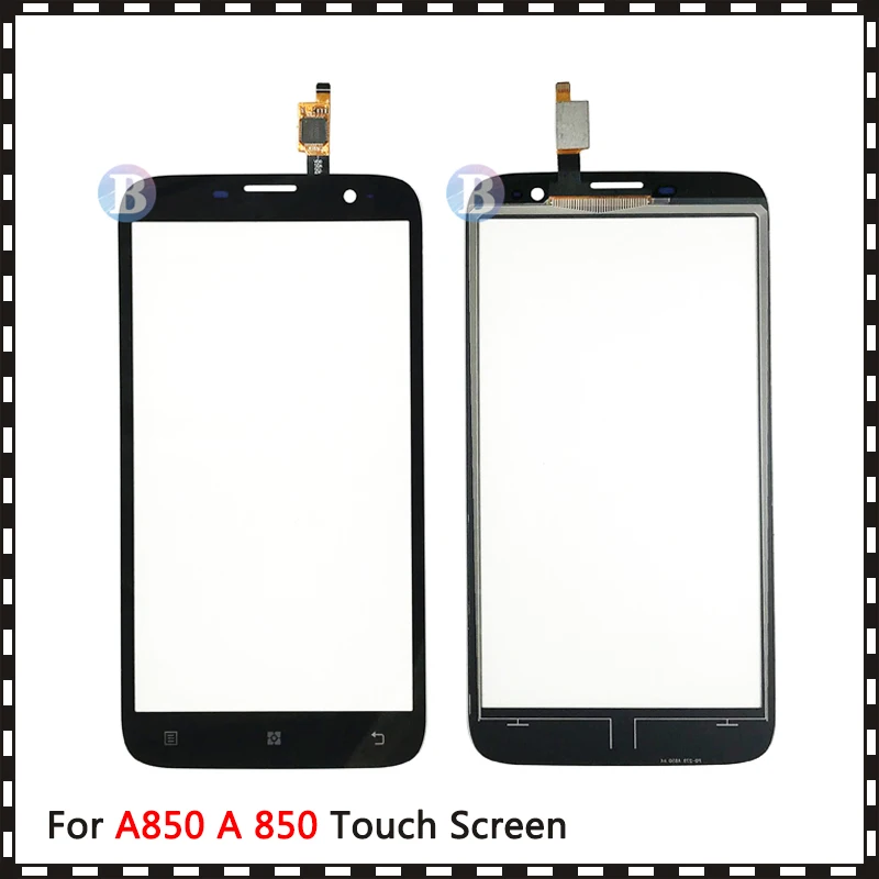 Сменный высококачественный дигитайзер сенсорного экрана 5 дюйма для Lenovo A850 A 850