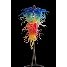 LR276-Free Необычные подвесные муранские стеклянные цветные люстры