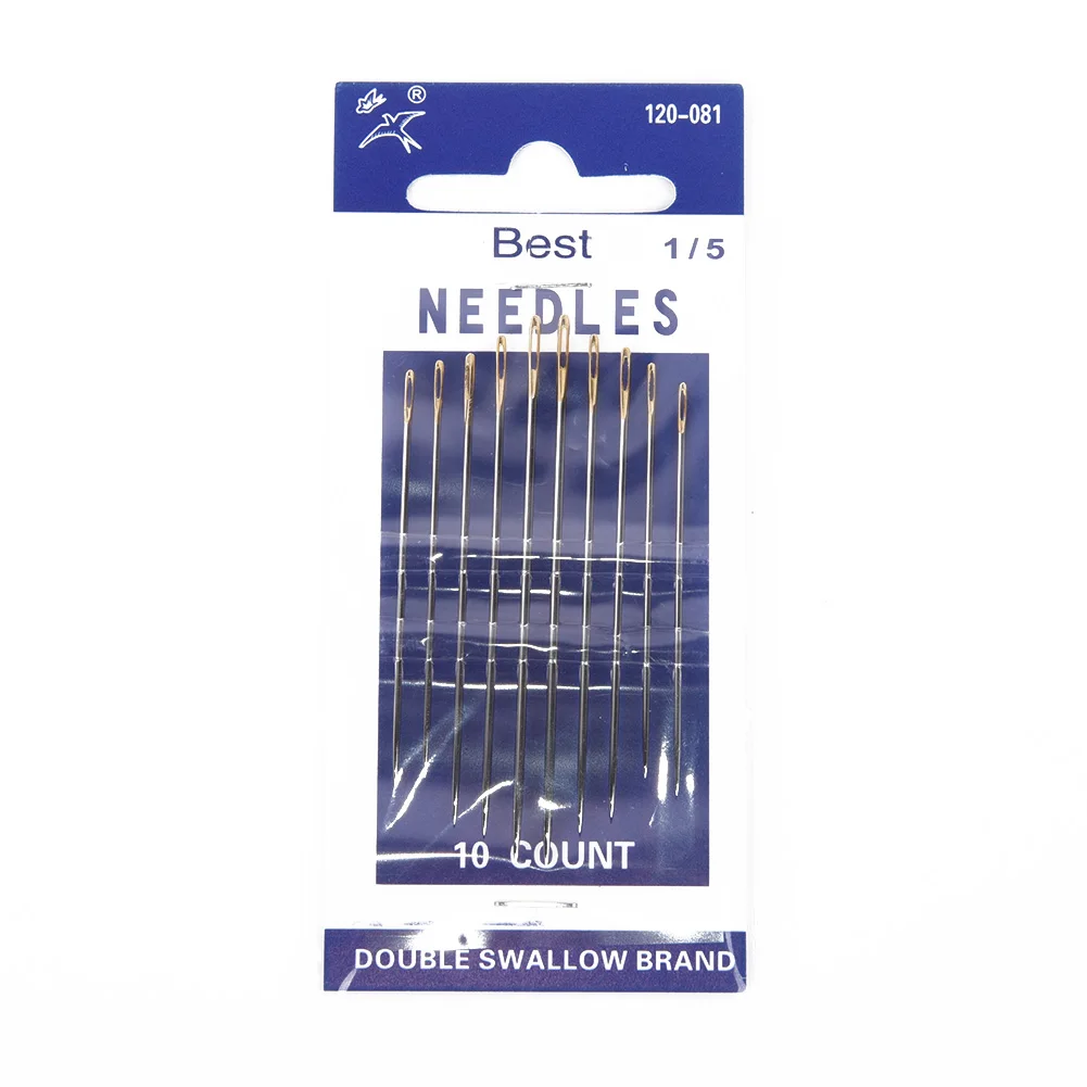 

10pcs/Set Canvas Leather Tent Shoes Sewing Awl Hand Stitcher Leather Craft Needle Kit Fix Repair Tool
