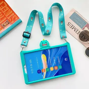 

For Huawei MediaPad M6 M5 M3 C5 T3 T5 8 8.4 10 10.1 Tablet Silicone Case For matepad 10.4 MatePad Pro 10.8 kids Shockproof Cover