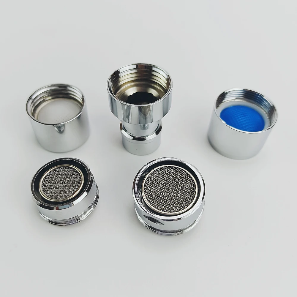 Faucet aerator, Brass faucet aerator, for mixer, chrome plated, M24*1 M22 M18 M20, filter water outlet tap splash accessories, M28 M24 M22