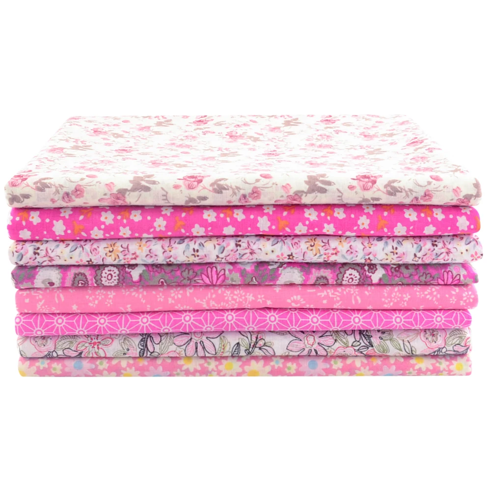 300 Pcs 4 x 4 (10 cm x 10 cm) Precut Cotton Craft Fabric Bundle Squares  Floral Patterns Sewing Quarters Bundle Quilting Fabric DIY Material for