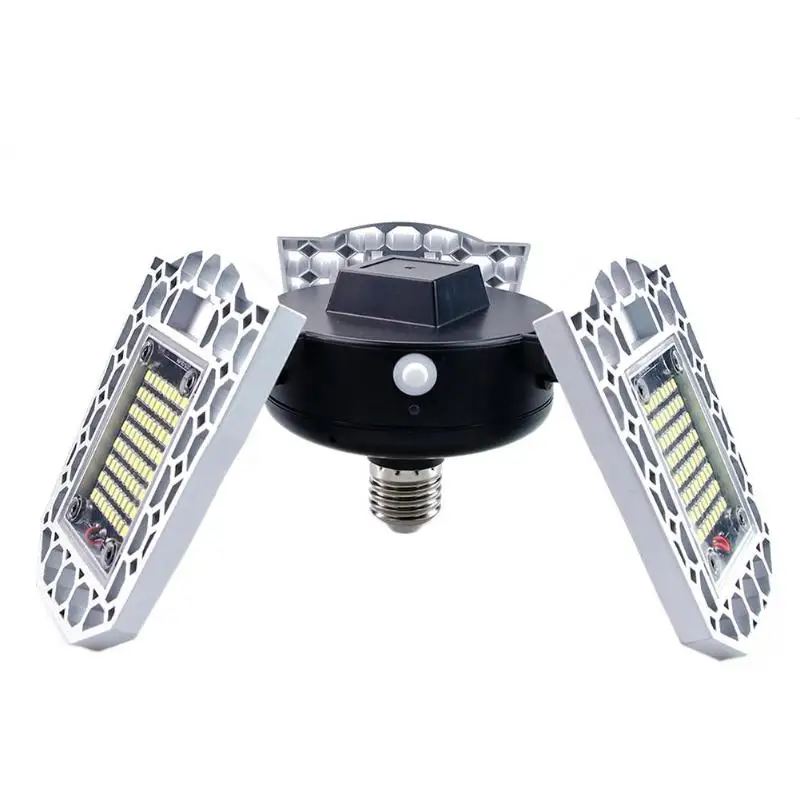

High Intensity E27 60W 6000LM Led Deformable Lamp Garage light AC170-265V LED Mining Lamps for Garage/ Attic/Basement/Home