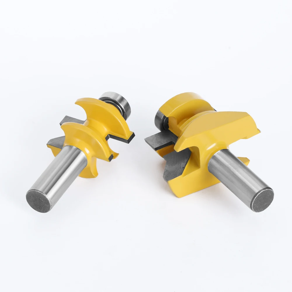 LAVIE 2 stücke 12mm 1/2 Schaft 120 Grad Router Bit Fräser Rahmen Nut Zapfen Holzbearbeitung Gravur Holz Fräsen set 03004 – Detail 6