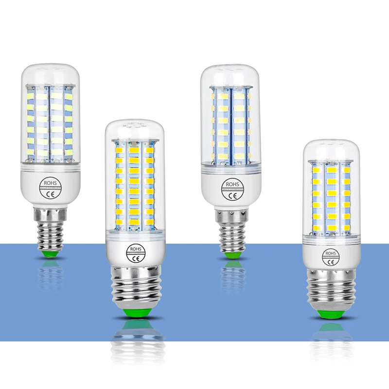 E27 E14 7 Вт 9 Вт 12 Вт 15 Вт 20 Вт 25 Вт 5730 SMD светодиодный светильник-кукуруза