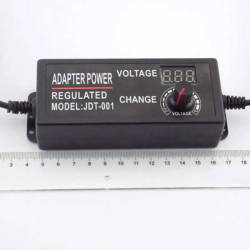 AC 100-220V к DC 3-12V 5A Регулируемый адаптер питания CCTV камера для светодиодной ленты светильник дисплей экран зарядное устройство O21