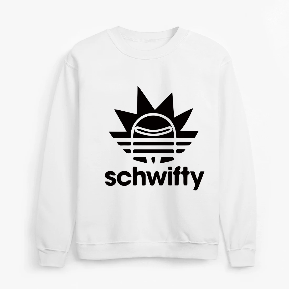 white Мужской пуловер schwifty Рик и Морти, толстовки с капюшоном, крутые аниме, повседневные, The Science Face, Geek, хлопок, толстовка с капюшоном, европейский размер - Цвет: white