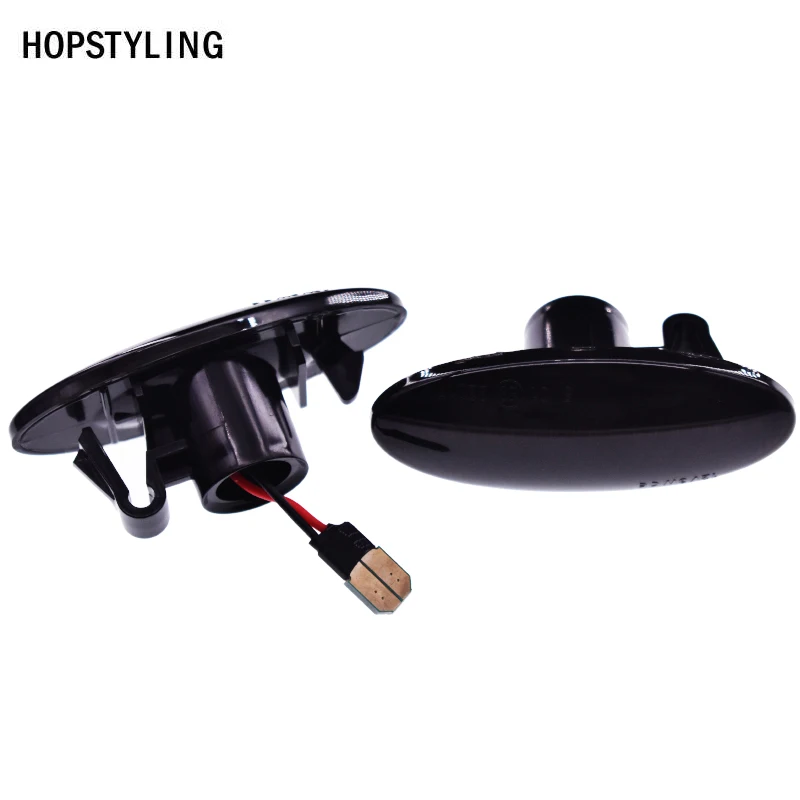 2x 18smd Динамический светодиодный боковой маркер Янтарный Для Nissan Cube Juke Leaf Qashqai X-Trail Smart W453 указатель поворота