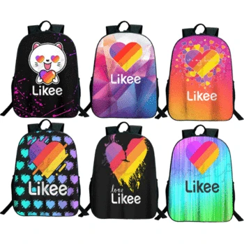 

Likee Video App School Bags Likee Like School Bags Teen School Bags Travel Backpack Boys Girls Students Schoolbag