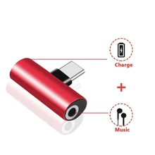 2 в 1 type C до 3,5 мм гарнитура разъем для наушников зарядный конвертер usb type-C аудио адаптер для Xiaomi 6 huawei P10 mate 20