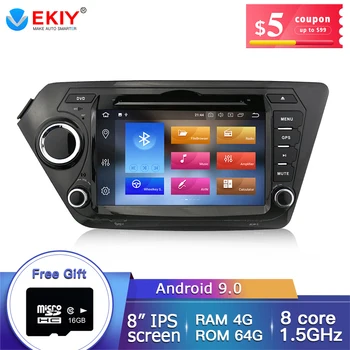 

EKIY IPS 2Din Android 9.0 Car DVD Player Radio for KIA K2 Rio 2010 2011 2012 2013 2014 2015 2016 2017 GPS Navi Multimedia Stereo