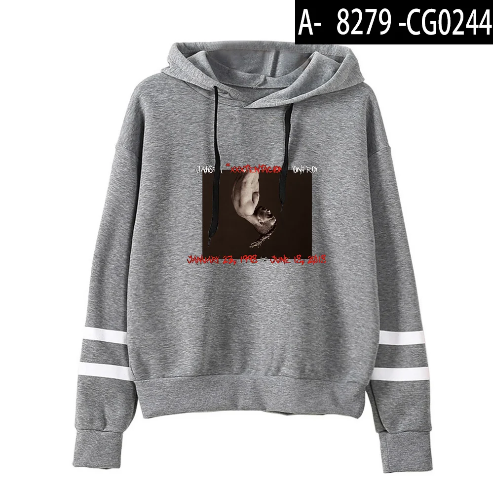 J XXXtentacion толстовки женские/мужские с длинным рукавом Модные Цветные средней длины xxxtentacion худи горячая распродажа Повседневная Уличная одежда - Цвет: J