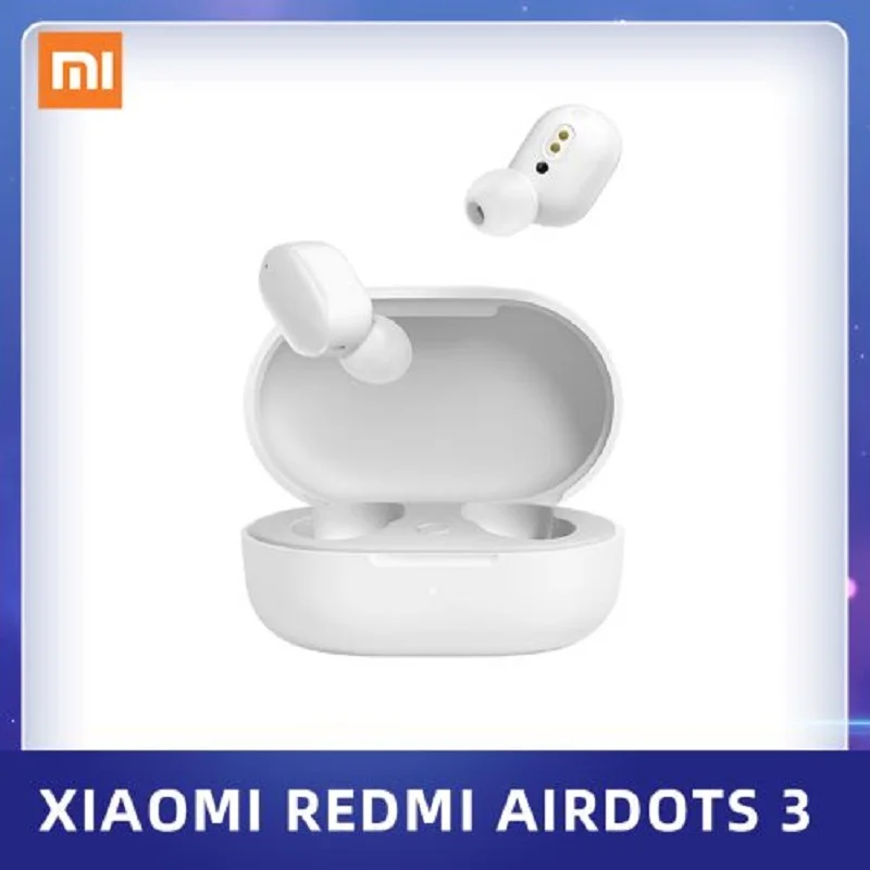  Xiaomi Redmi AirDots 3 наушники вкладыши TWS беспроводной Bluetooth 5,2 наушник Гибридный вокализма Mi беспроводная гарнитура CD уровень качества звука 