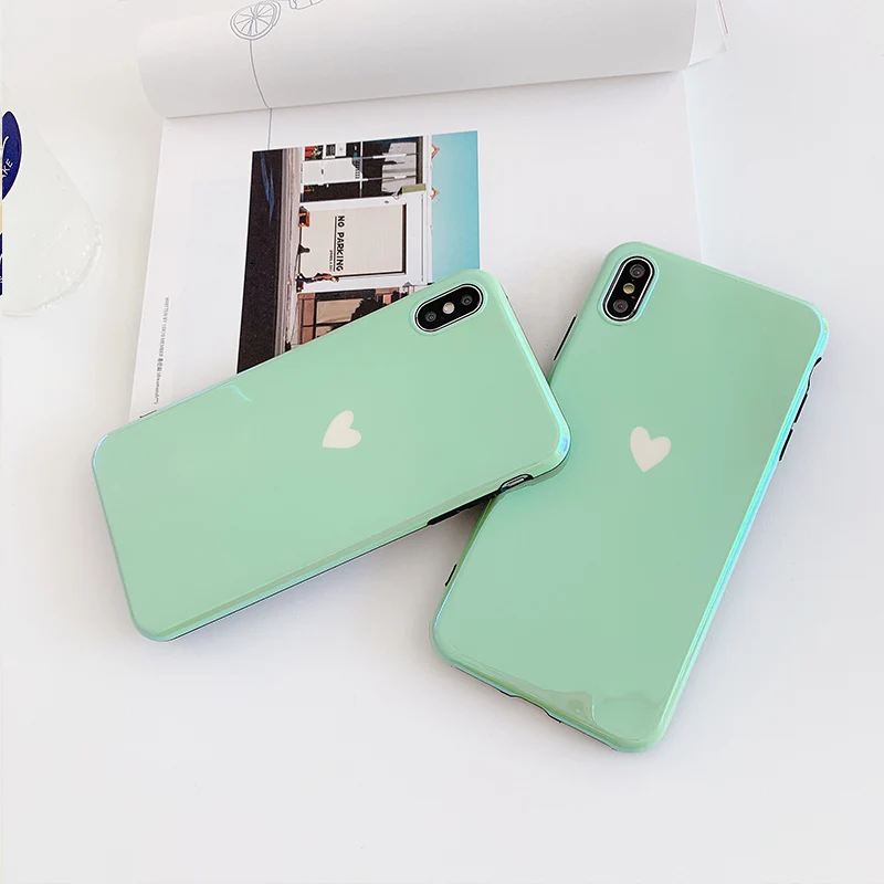 Синий свет мятно-зеленого цвета, любовь, мягкий чехол для huawei P30 P20Lite P10 Mate10 20 Pro Honor 8X8 9 10Lite 20Pro V20 Nova3 3i 4 5Pro 5i