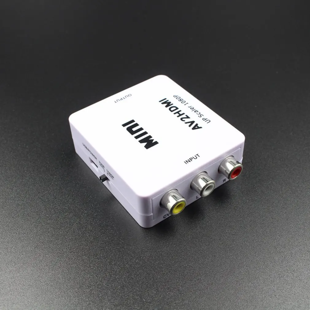 Мини Av в HDMI конвертер Hd 1080P HDMI конвертер Hd 1080P адаптер сильная стабильность для HD tv DVD tv Box