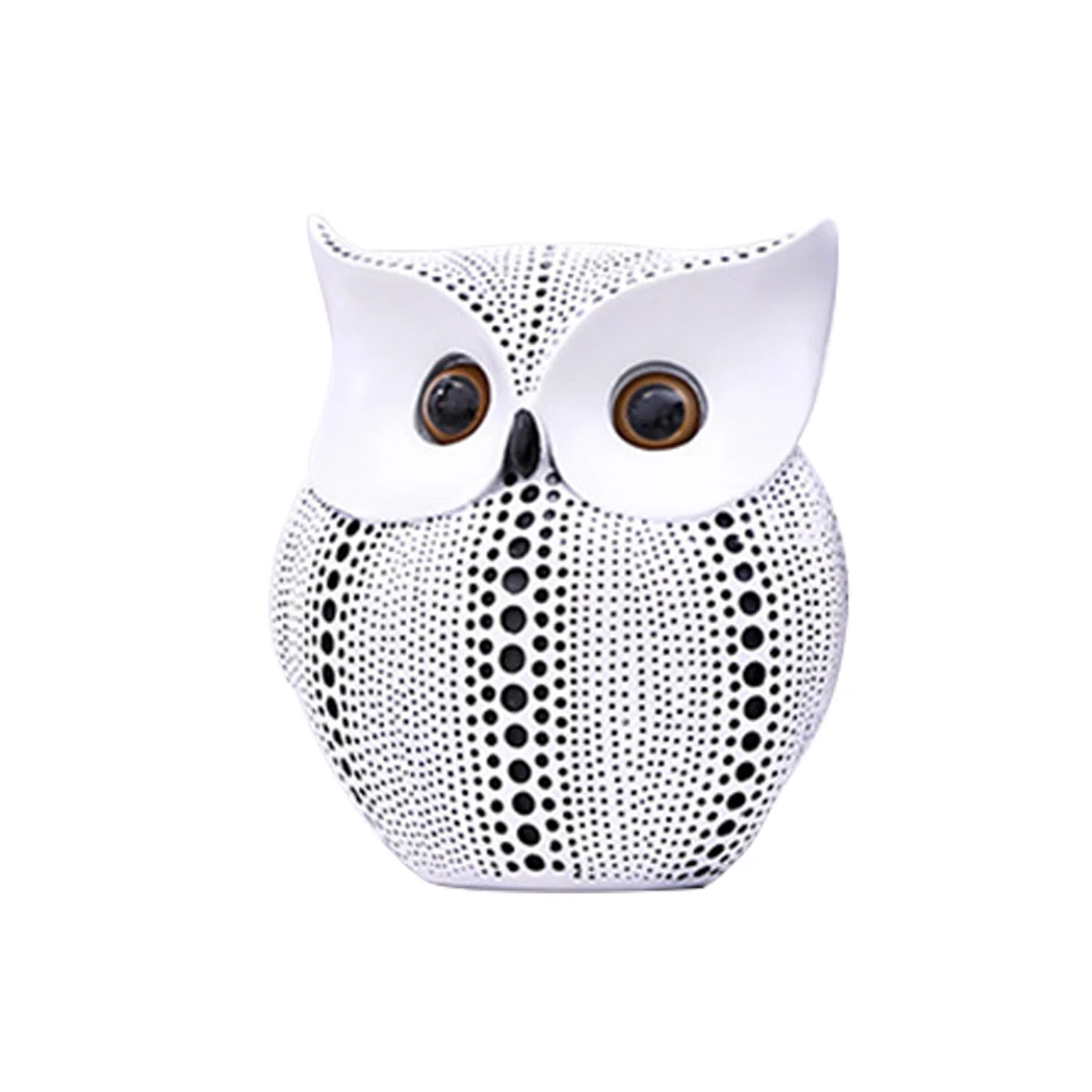 

Living Room Desktop Minimalist Bedroom Cute Small Home Ornament Resin Crafts Gifts Nordic Style Figurines Decorative Owl Shape