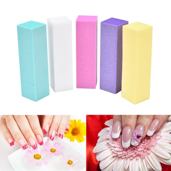 Kaufen AACAR 2Pcs Schleifen Nail Datei Puffer Für Salon Maniküre UV Gel Polierer Nagel Dateien Polnischen Werkzeug Nail Art Frauen Schönheit Werkzeuge