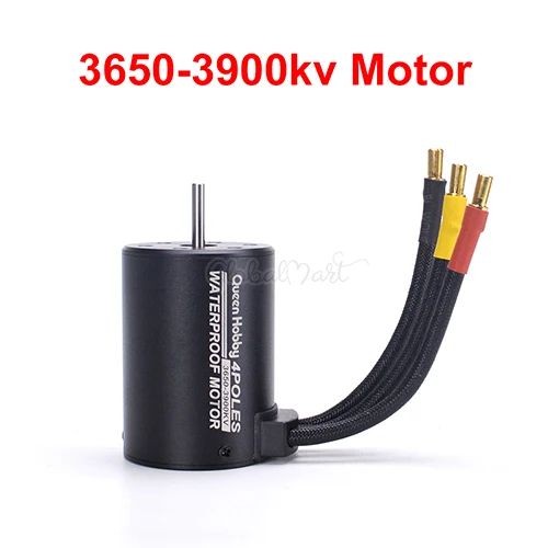 3650 3900kv 4300kv бесщеточный двигатель/45A 60A 80A 120A бесщеточный ESC электрический регулятор скорости пыленепроницаемый для 1:10 1/10 RC автомобилей - Цвет: 3650-3900kv Motor