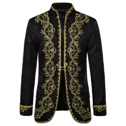 Новая мужская куртка 2019 Осенняя Модная Повседневная тонкая куртка мужская Высококачественная уличная винтажная британская Готическая