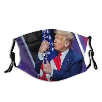 

protective mask with filter American Flag (9) anti dust PM2.5 reuse adult teen child girl