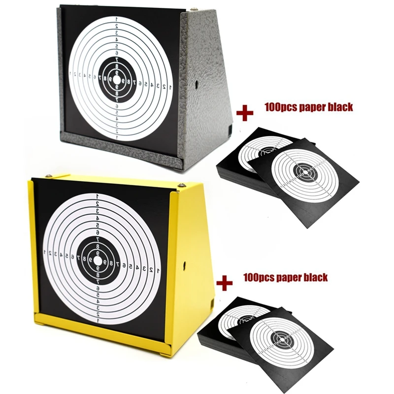14x14cm Shooting Target 100pcs Shooting Paper Paintball Target Holder