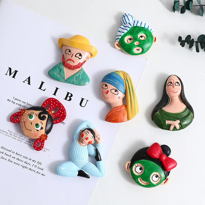 Магнитное украшение на холодильник 3d Магнитный Магнит Мультяшные сувениры с